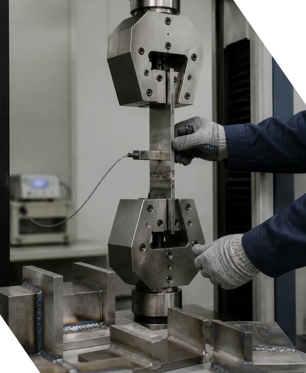 Профессиональное лабораторное испытание сварных образцов в Устях-Илимске